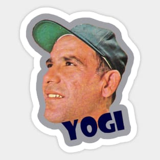 Yogi Berra Tribute Design Sticker